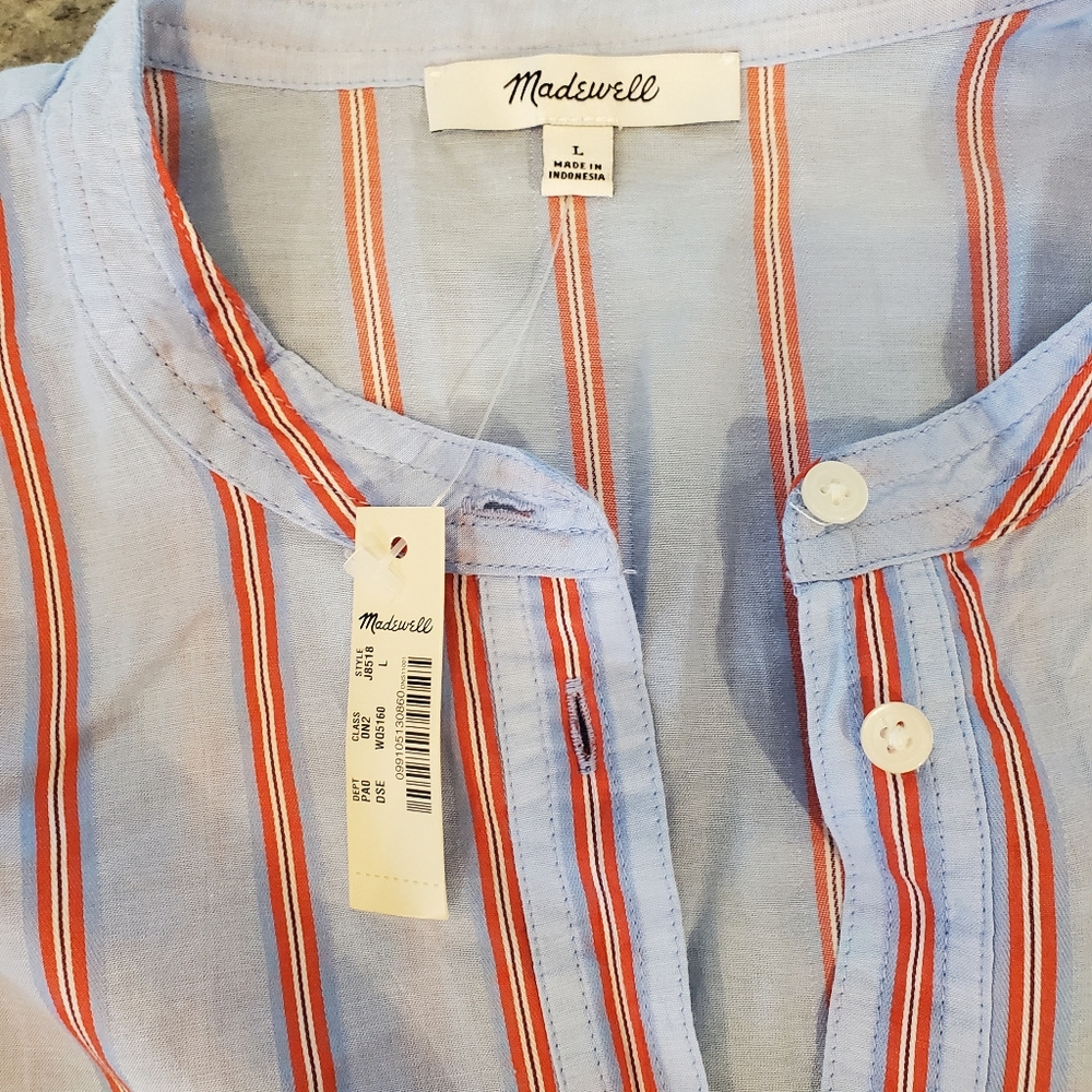 Nwt Madewell pop over tunic